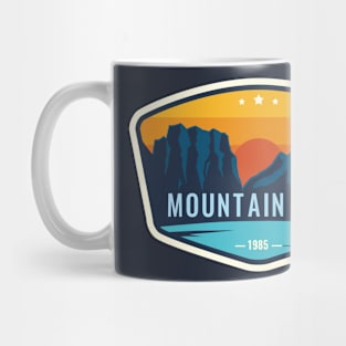 mountain by trumpkins design Mug